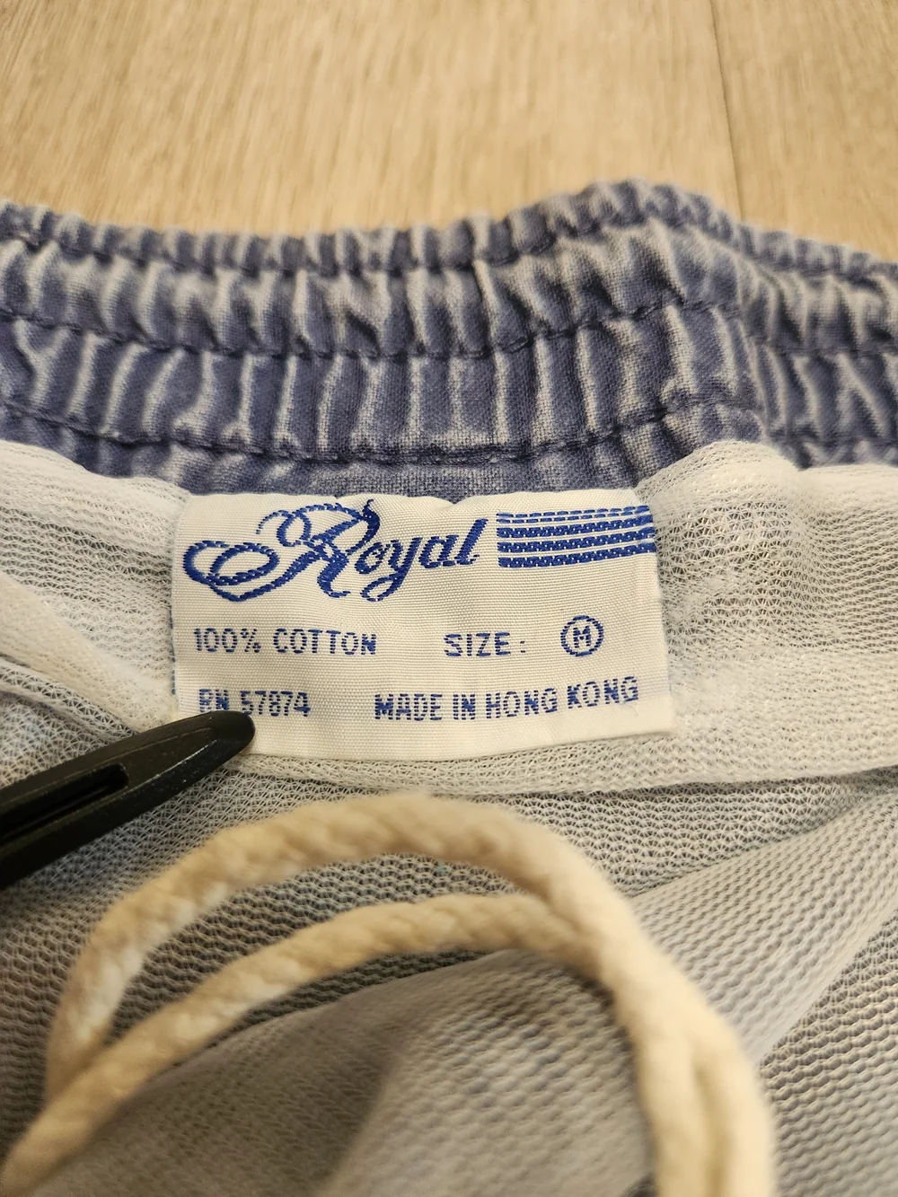 ​Vintage  Retro Fashion 80s Royal Light Wash Denim Pleated Shorts Medium